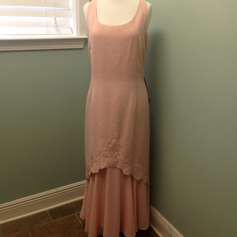 Danny & Nicole Chiffon Tier Dress Size 16